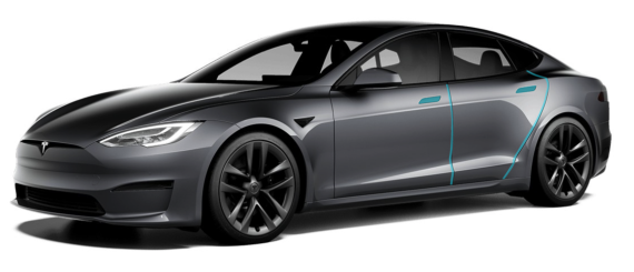 Tesla Door Handle Paint Protection Film
