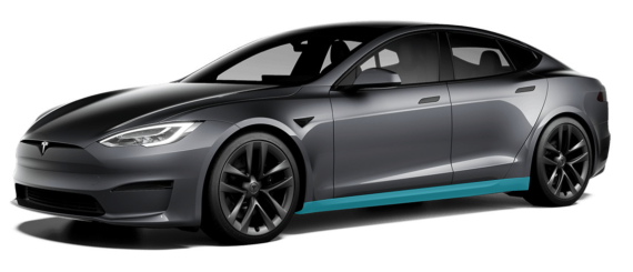 Tesla Rocker Panel Roof Paint Protection Film