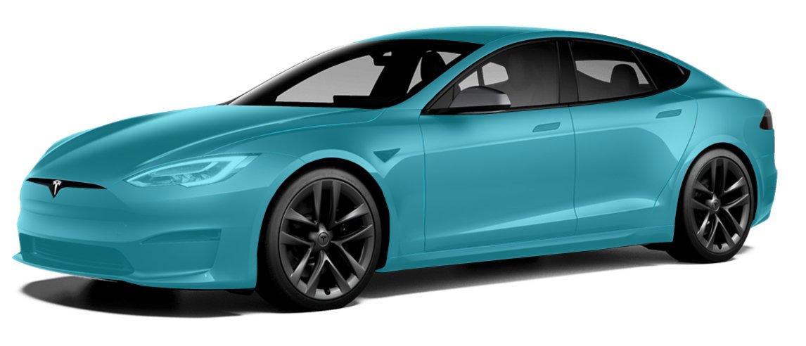 Full body PPF package coverage shown on a Tesla Model S