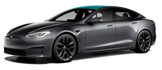 Tesla Model S Roof Paint Protection Film