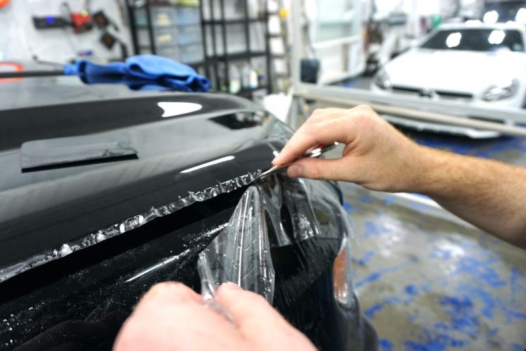 Paint protection film installation at Prestige Films