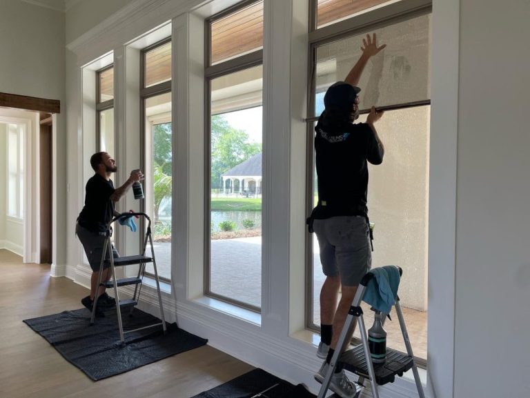 Window Tinting a Residential House in Lafayette Louisiana