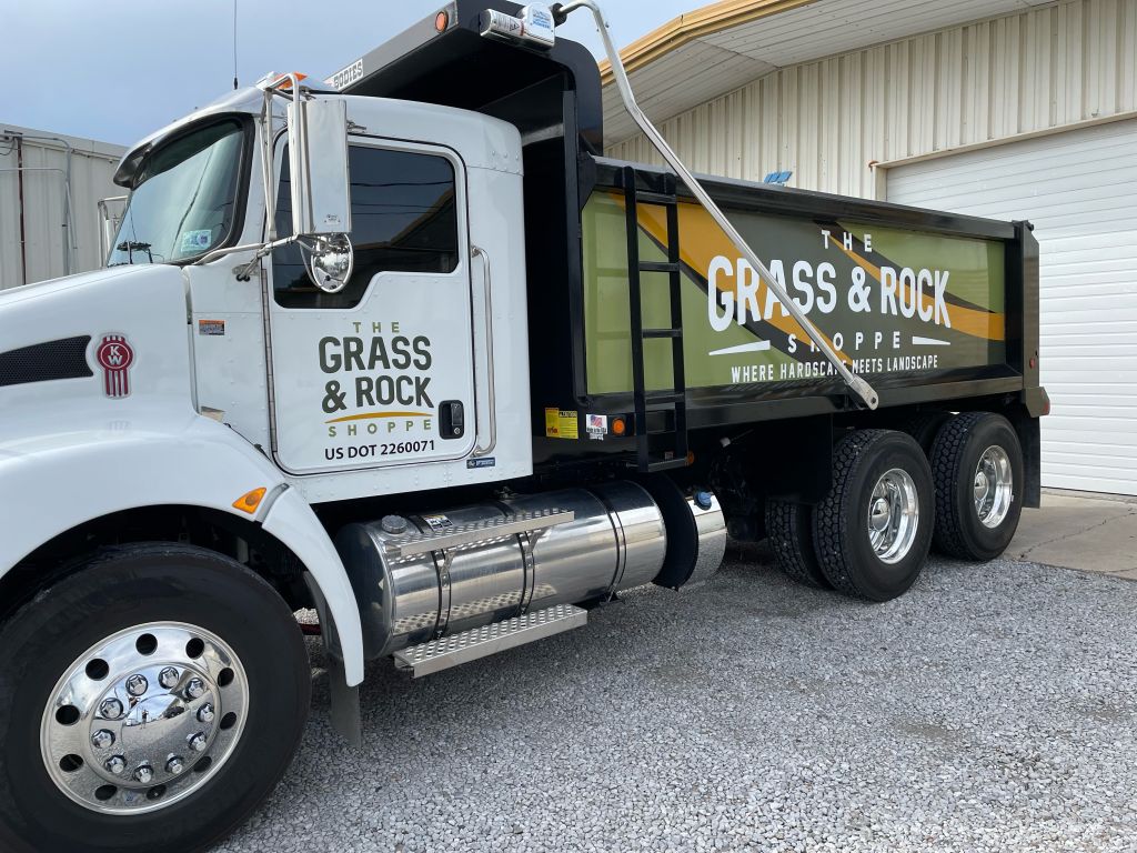 Dump Truck Printed Vinyl Wrap
