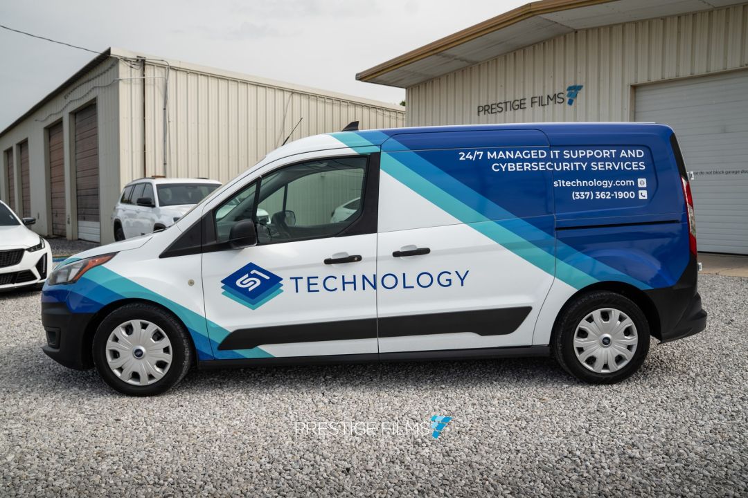 S1 Tech fleet vehicle wrap