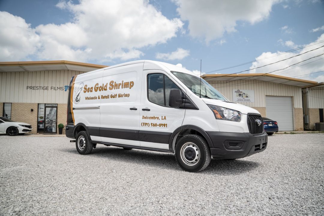 Sea Gold Shrimp fleet vehicle wrap