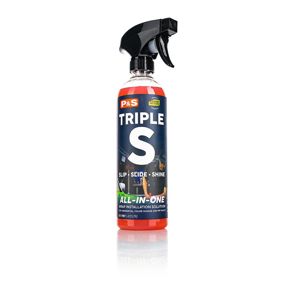 P&S Triple S wrap installation solution, 1 pint spray bottle